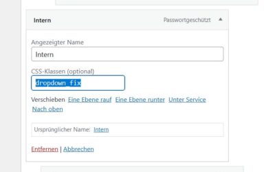 Popup über rechte Seite