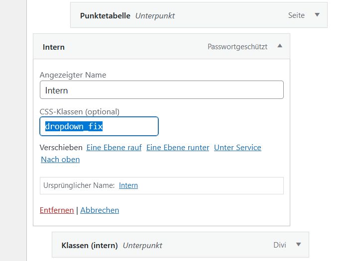 Popup über rechte Seite